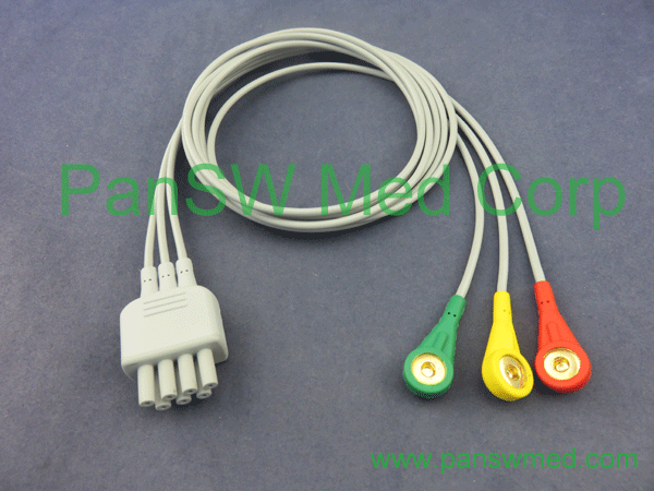Mindray Telemetry Cable 3 Leads Snap IEC - PanswMed