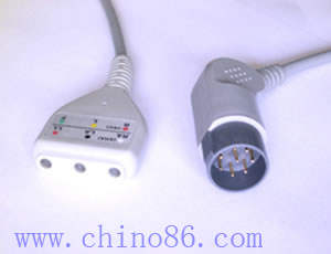 Nihon Kohden Three Lead ECG Trunk Cable – PanswMed