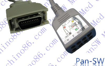Nihon Kohden JC 103T ECG Trunk Cable – PanswMed