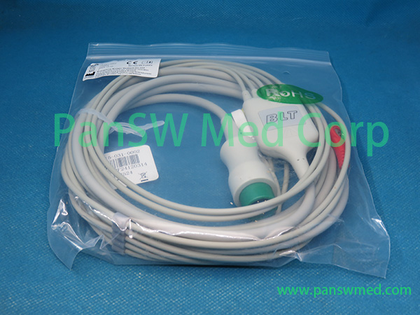 Original Biolight 15-031-0002 ECG cable IEC snap