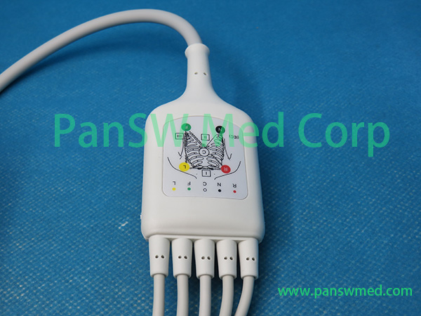 Original Biolight 15-031-0002 ECG cable IEC snap