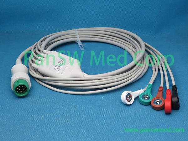 Original Biolight 15 031 0004 ECG cable3 – Pan-SW Med