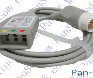 Compatible Philips M1580A M1590A ECG trunk cable