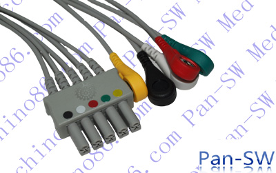 SIEMENS Five Lead ECG Leadwire - PanswMed