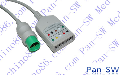 Spacelabs Five Lead ECG Trunk Cable – PanswMed
