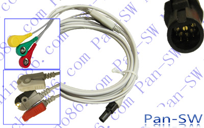 Welch Allyn Propaq LT One Piece ECG Cable With Leadwire – PanswMed
