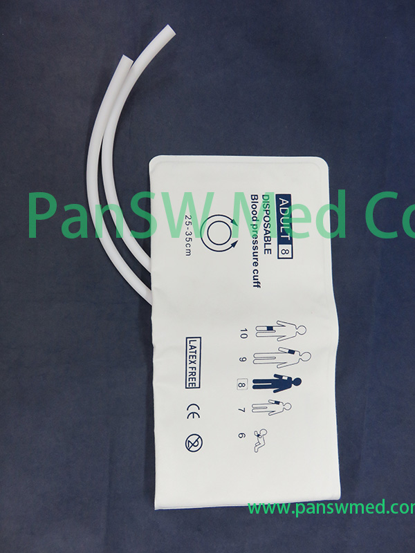 adult size nibp cuff dual hoses disposable1 – Pan-SW Med