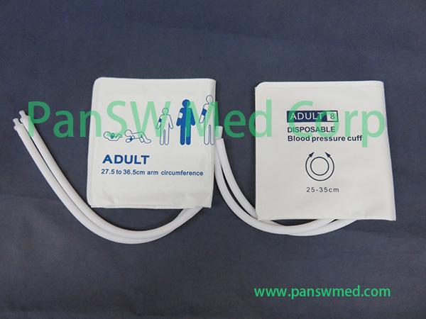 adult size nibp cuff dual hoses disposable8 – Pan-SW Med