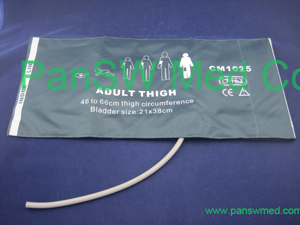 adult thigh nibp cuff single hose – Pan-SW Med