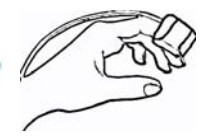 Disposable SpO2 sensor use on adult finger