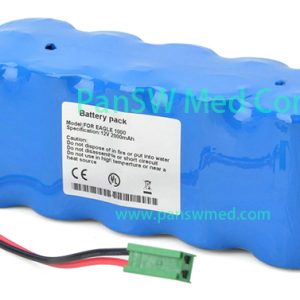 Compatible 12V 2Ah Battery for GE Marquette Eagle 1000 Series and Dash 1000 – 303-444-09