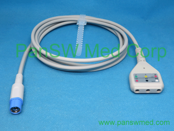 Compatible Dräger 5592162 ECG adapter cable for NeoMed pod - PanSW Medical