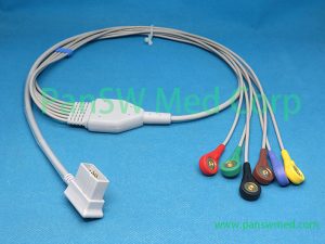 Compatible 6 Leads ECG Leads For Medtronic Physio-Control Spacelabs 1 – PanswMed