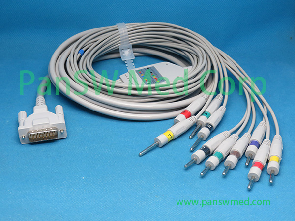 Compatible Autoscript 6/12 ECG Cable