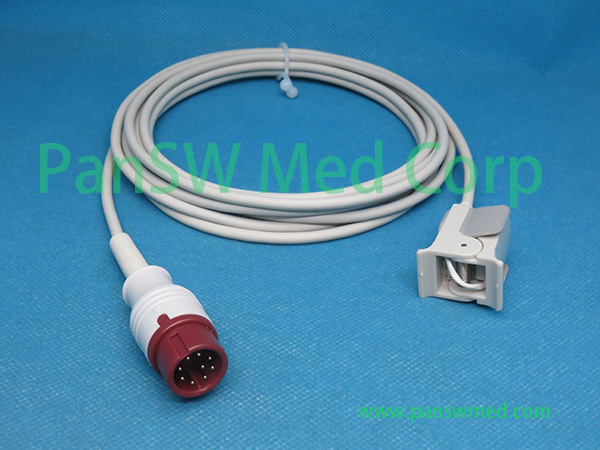 Compatible BLT Biolight M10 M12 patient monitor SpO2 sensor pediatric clip type