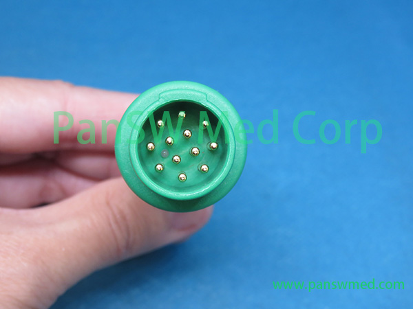 Compatible BLT Biolight M7000 M8000 ECG cable connector
