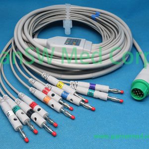 Compatible Bexen Cardio Reanibex 700 ECG Machine Patient Cable