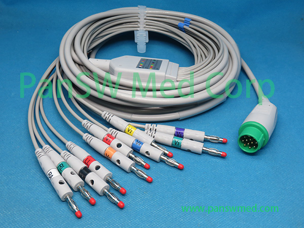 Compatible Bexen Cardio Reanibex 800 / 700 ECG Machine Patient Cable