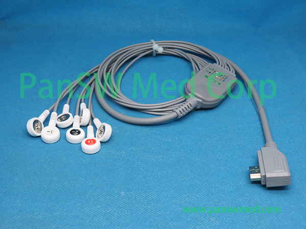 Compatible Bosram BS6930 ECG Holter Cable