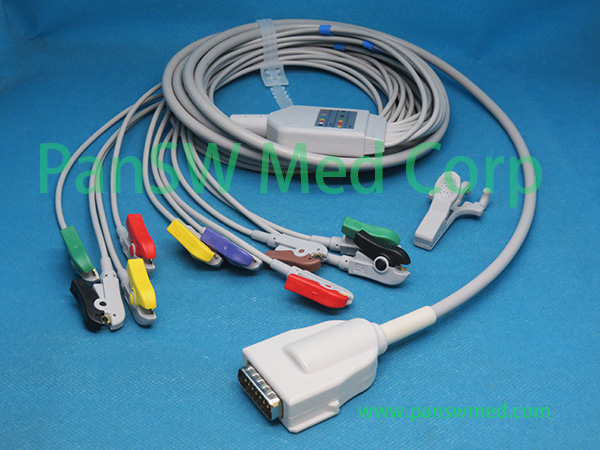 Compatible Burdick Quinton Eclipse 850 850i ECG Cable