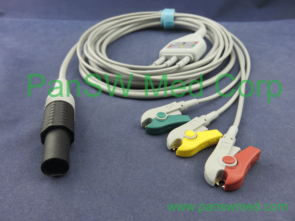 Compatible CASMED Ecg Cable Integrated 3 Leads - PanswMed