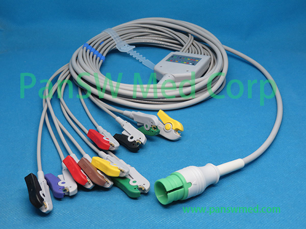 Compatible CU Medical 10-Lead ECG Cable application view
