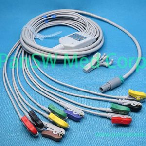 Compatible Canon Fysicon QMAPP Angiography 10-Lead ECG Cable