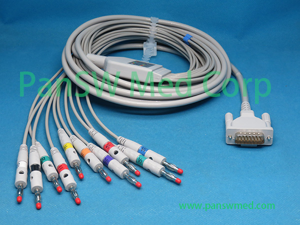Compatible Cardiette MicroRuler 12 1 MicroRuler 12 3 ECG Cable
