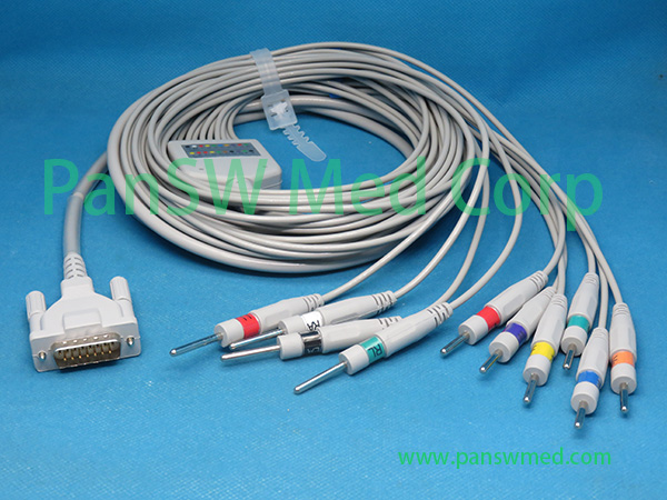 Compatible Cardiorapid K11 / K111 / K112 / K131 ECG Cable