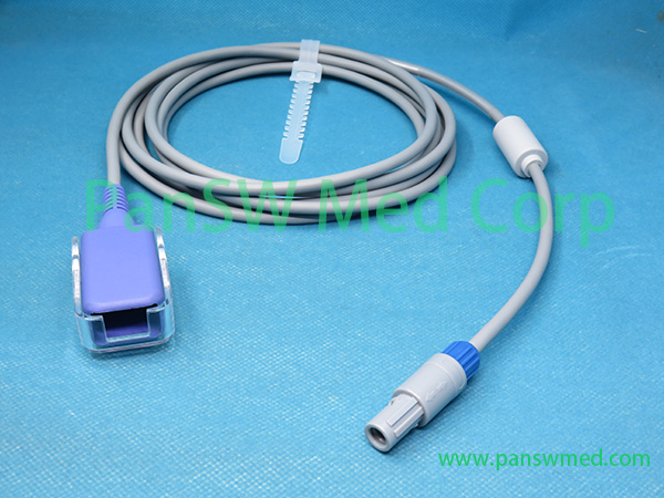 Compatible Comen C80 SpO2 Adapter Cable Nellcor Oximax - PANSW Medical