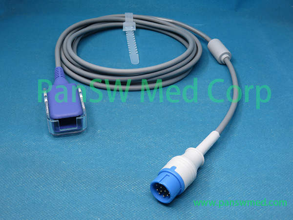 Compatible Comen SpO2 Adapter Cable Nellcor Oximax - PANSW Medical