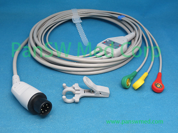 Compatible Criticare Poet 2 504 ECG Cable 3 – PanswMed