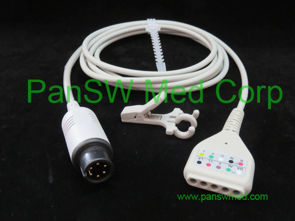 Compatible DIN ECG trunk cable 5 leads