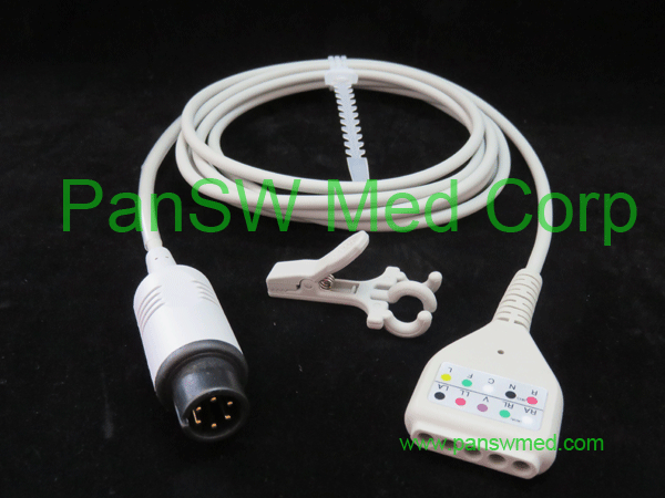 Compatible DIN ECG Trunk Cable 5 Leads – PanswMed
