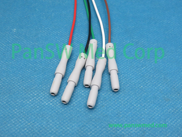 Compatible DIN 5-lead ECG leadwire