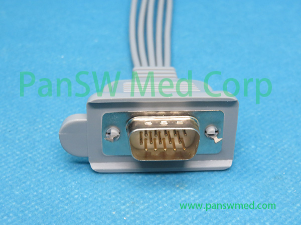 Compatible DMS 300A Holter Cable 5leads Connector - PanswMed