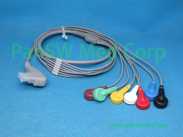 Compatible DMS Holter Cable 7LEADS IEC1 - PanSW Med