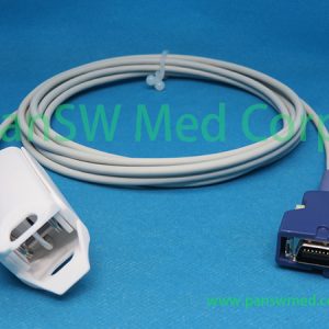 Compatible integrated DOC-10 adult clip SpO2 probe for Fukuda Denshi 7100 series
