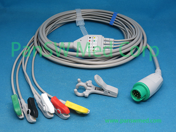 Compatible Datascope Mindray Passport 8 Passport 12 ECG Cable – PanswMed