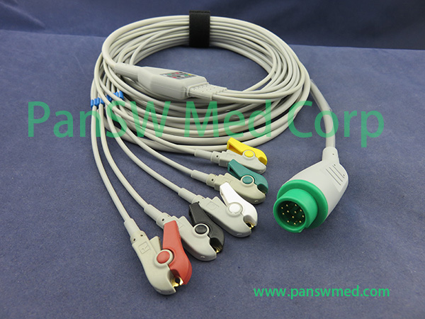 Compatible Datascope Mindray Passport 8 Passport 12 ECG Cable 3 – PanswMed