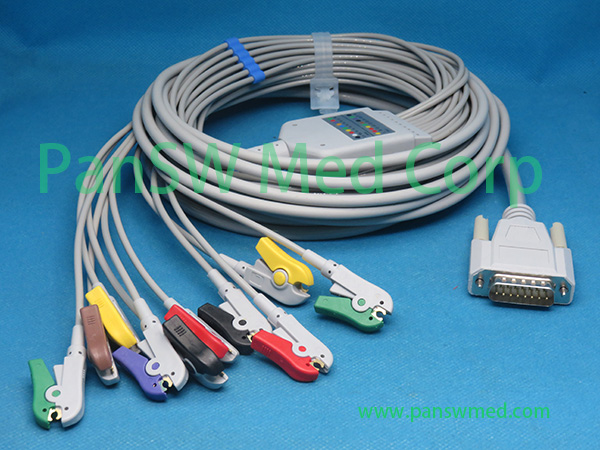 Compatible DongJiang ECG 11A ECG 11B ECG Cable