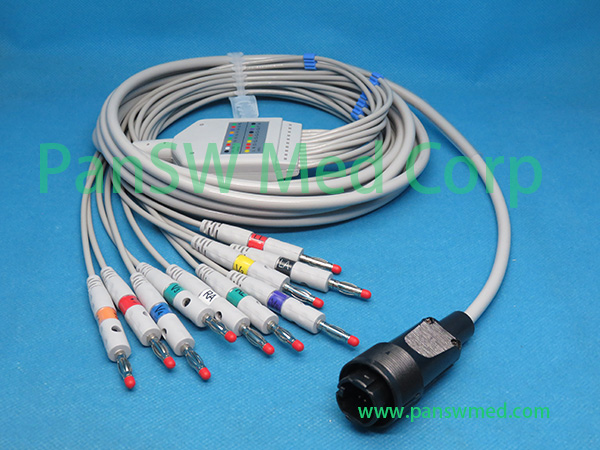Compatible HEYER Medical 10-Lead ECG Cable Gallery product view