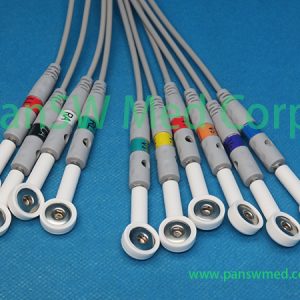 Compatible ECG Cable 12 Leads For With Snap Adapter – PanswMed
