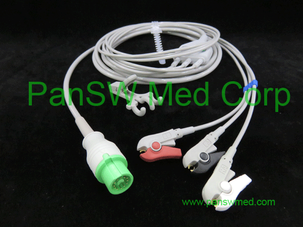 Compatible ECG Cable for Fukuda Dynascope AHA Clip ECG 10072C – PanswMed