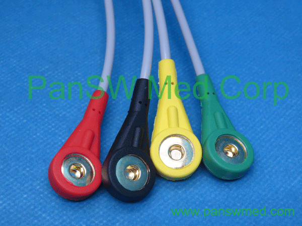 Compatible IVY medical ECG cables detail view - PanSW Med