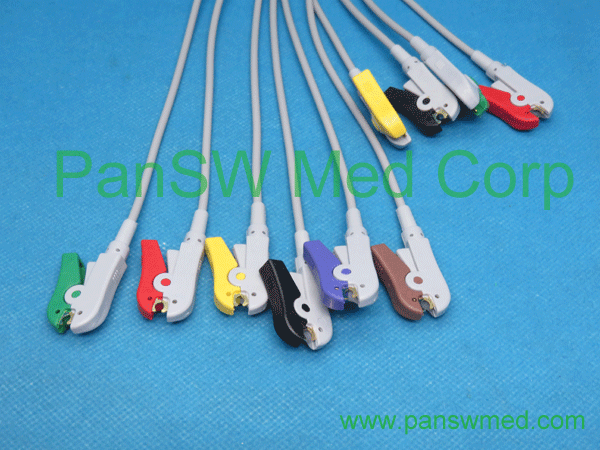 Compatible ECG Cable For Philips IEC Color Grabber (2) – PanswMed