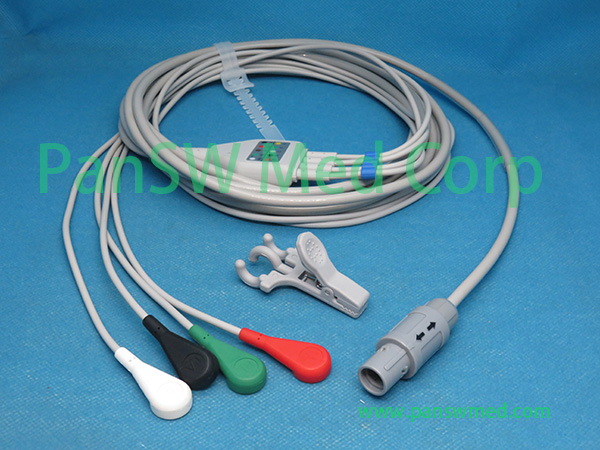 Compatible Primedic DM10 DM30 defibrilaltor ECG cable 72303