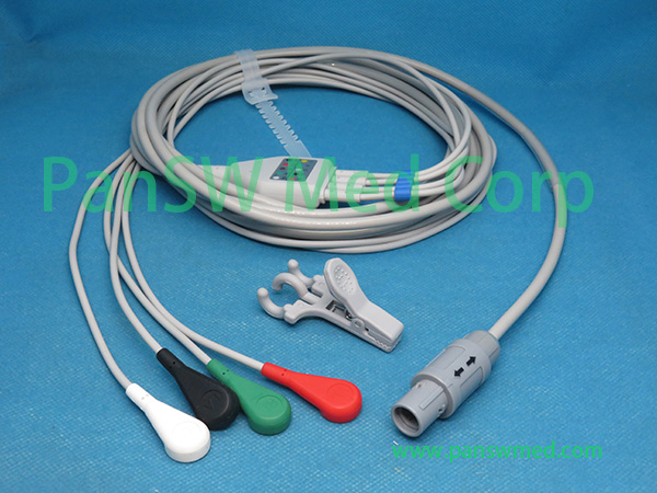 Compatible Primedic DM10 DM30 defibrilaltor ECG cable 72303