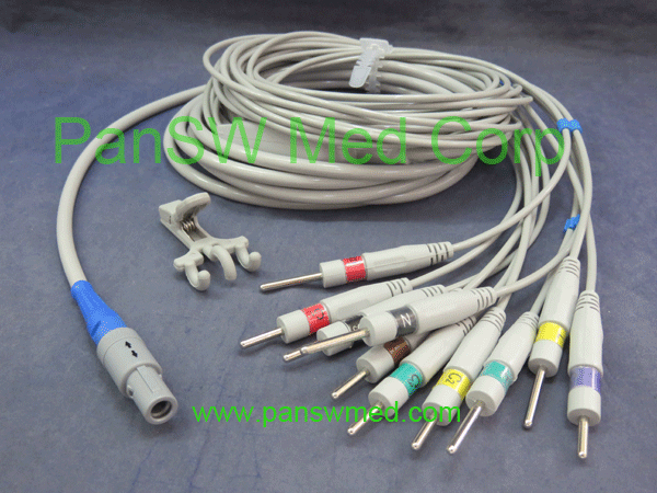 Compatible ECG Cable For Welch Allyn Cardiopro IEC DIN - PanswMed