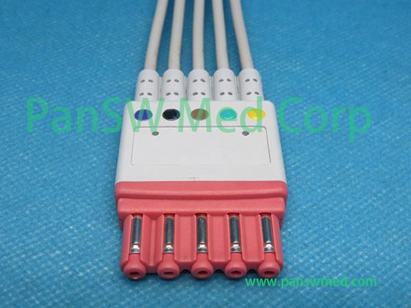 Compatible ECG Leads For Philips Clip AHA Chest Leads Connector4 - PanswMed